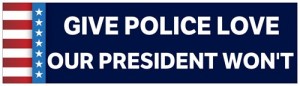 Our President Wont Bumper Sticker